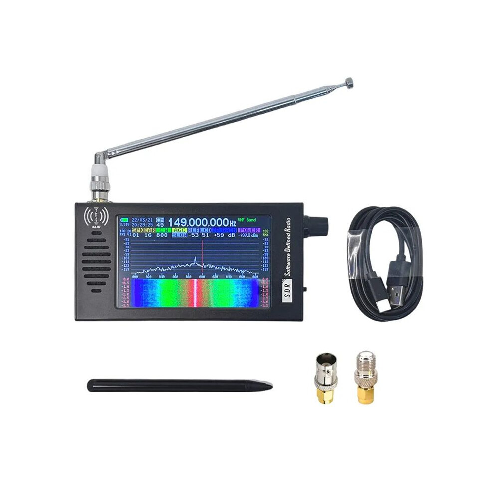 Sdr Radio Shortwave Dsp Digital Fm Radio Receiver Tranceiver Sdr Dsp Demodulation Color Screen 4713343873779