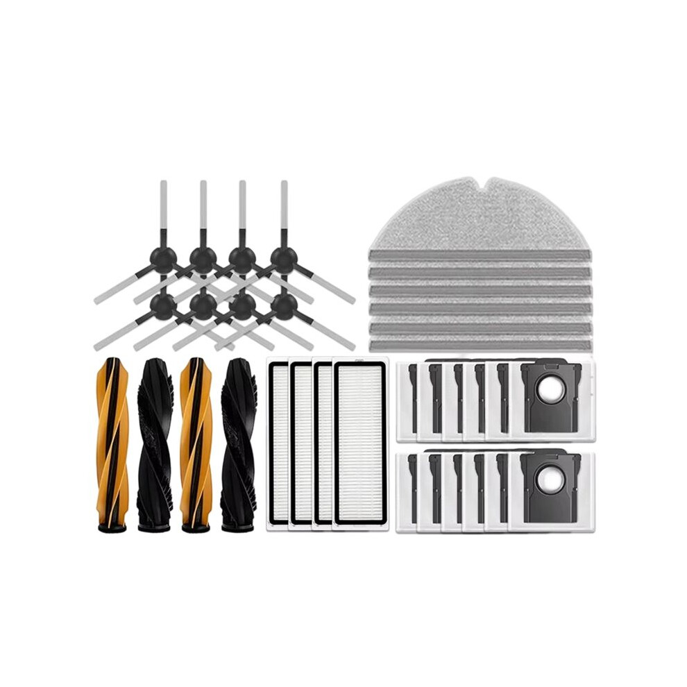 Accessories Kit For Dreame D20 Pro/D20 Plus Robot Vacuum Cleaner Main Side Brush Filters Dust Bags Replacement Parts 4713599022402