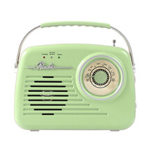 Vintage Multifunctional Bluetooth Radio Retro Design with USB BT SD FM AUX Connectivity Ideal for Home and Office D