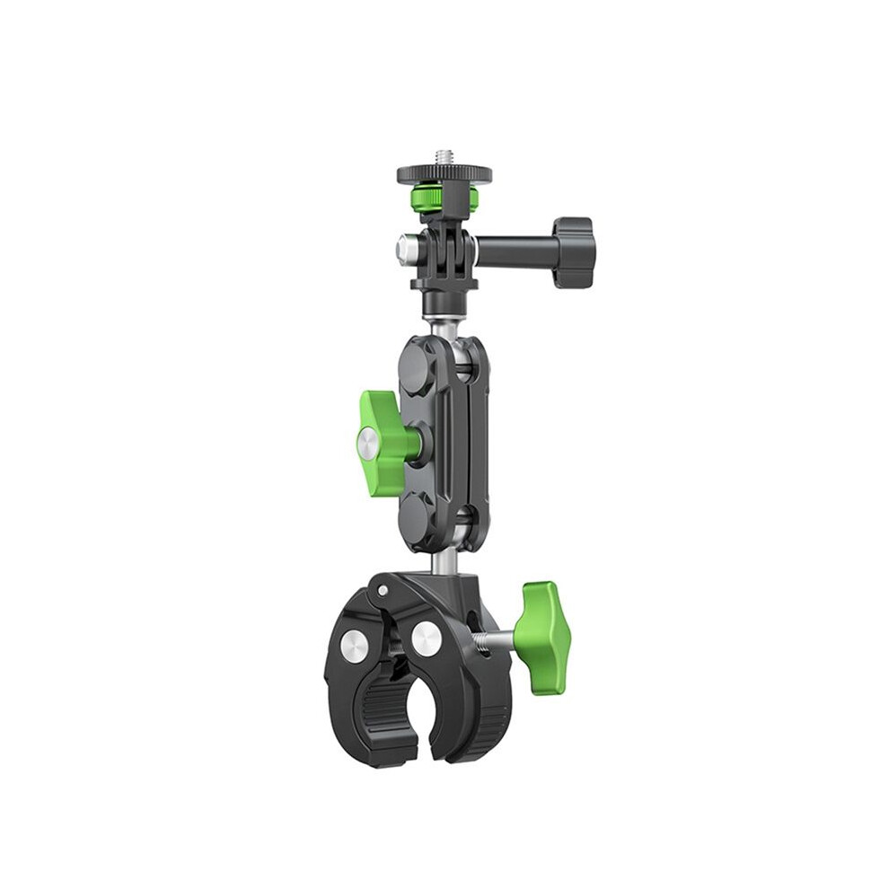Versatile Action Camera Clamp Mount For Motorcycles & Bikes Fits 15-35Mm Pipes For Gopro Insta360 Dji Akaso 6132295088044