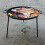 Living And Home 34CM Cast Iron Camping BBQ Grill Pan with Removable Legs 1