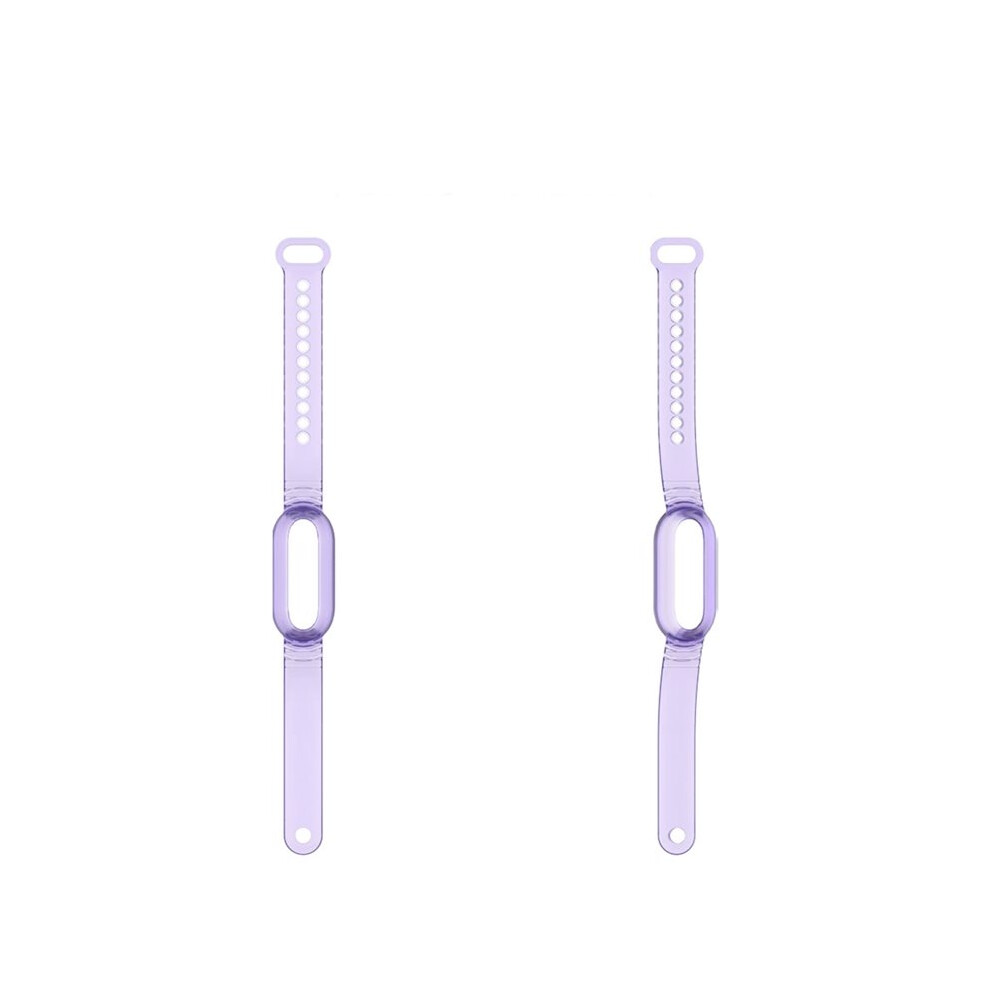 Tpu Voice Recorder Case Wristband Transparent Protector Band Strap For Plaud Notepin Voice Recorder Puple Purple 4713635634279