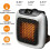 Mini Portable Heater, Plug in Heater, 800W 2 Mode PTC Ceramic Heaters Timer Overheating Protection Remote Control 2
