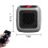 Mini Portable Heater, Plug in Heater, 800W 2 Mode PTC Ceramic Heaters Timer Overheating Protection Remote Control 3