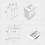 600mm Free Standing 2 Doors Bathroom Vanity Unit with Ceramic Basin, Matte White 7
