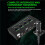 Mini Headphone Amplifier 2 Channels Stereo Audio Amplifier with Power Adapter Earphone Amp Charging Version 6