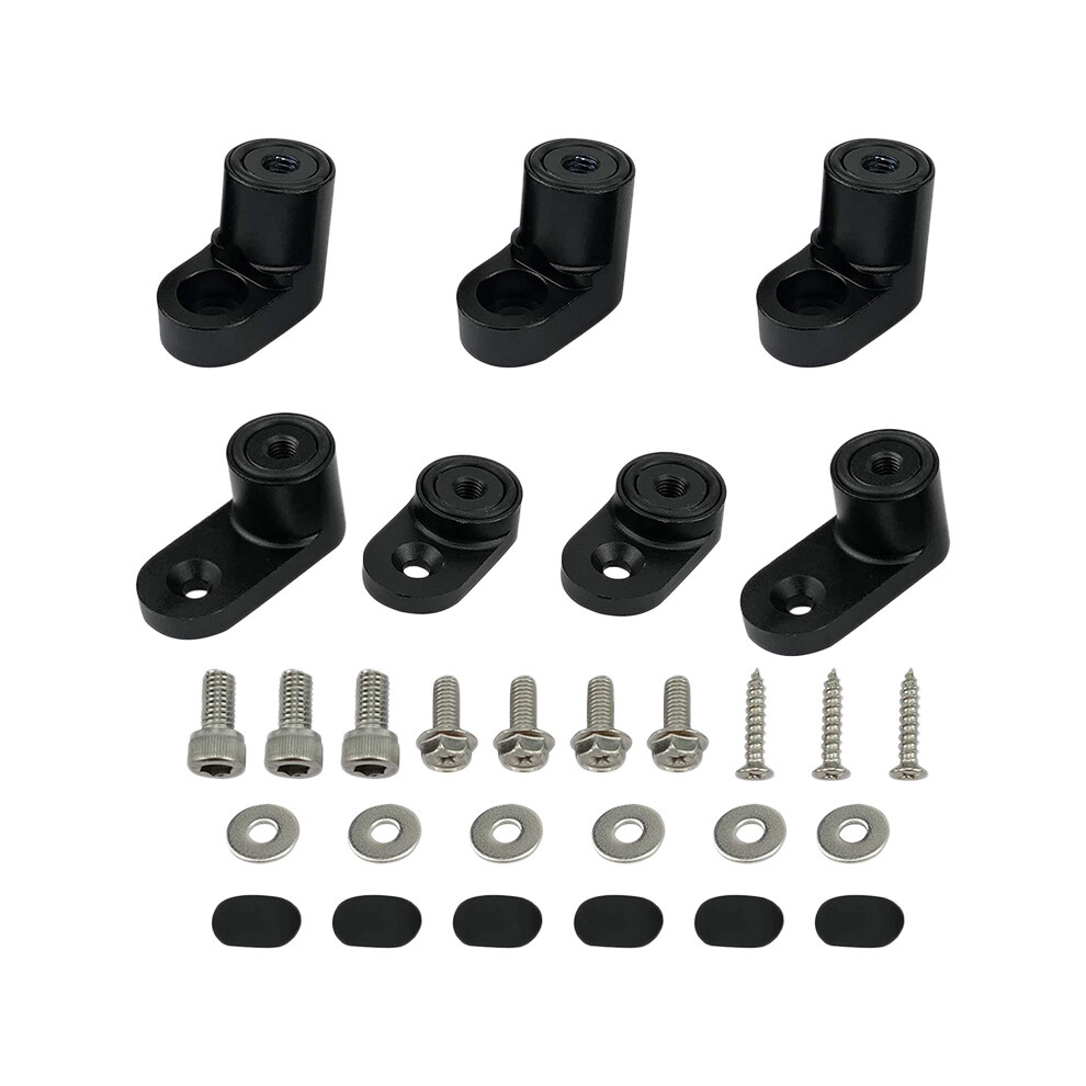 Car Rear Trunk Spoiler Wing Riser Lift Extension Kit For Ford Focus St Hatchback 4Dr 2013-2019 -Rs 2016-2019 Black 6132964747937