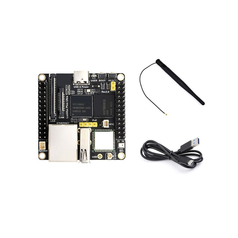 For Luckfox Pico Ultra Development Board Rv1106 Linux Development Board Arm Cortex-A7 Cpu Npu Isp Processors Integrated 6131555045582