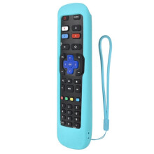 Silicone Protective Case for TCL Roku Hisense R50B7120UK R55A7200GTUK TV Remote Control with Fluorescent Effect A