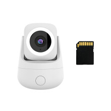 Tuya WiFi 3MP Smart Camera IR Night Vision Indoor Home Cam Built-in Mic and Speaker CCTV Security with 128G Card