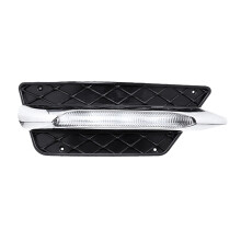 Moldagem da Grade Do PáRa-Choque Dianteiro DRL LED Luz de Neblina Luz de CirculaçãO Diurna Lâmpada de Neblina para  para  W204 C-Class