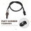 Motorcycle Oxygen Sensor Lambda Probe O2 Oxygen Sensor T2204191 for  Street Triple 2008 5