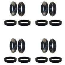 4set Motorcycle Front Fork Oil Seal and Dust Seal for HONDA CB-1 CB1 CB400 CBR400 CB750 HORNET 250 MAGNA CB 400 750