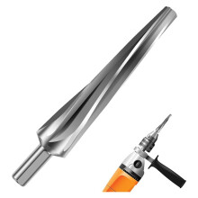7 Degree Ball Joint Tapered Reamer,Speed Steel Tapered Ball Joint Reamer Tool with 1/2 Inches Toolholder,W6542
