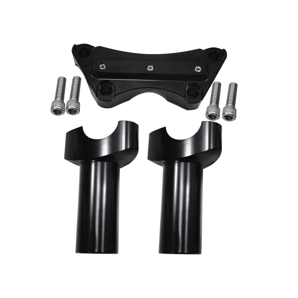 4Inch Tall Handlebar Risers Top Clamp For Harley 1Inch Bar Sportster Dyna Fxdwg Fxdl 6133443801355