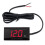 12V Battery Voltmeter Display Digital Voltmeter LED Indicator Universal for Car Motorcycle Voltage Meter Red Light 1