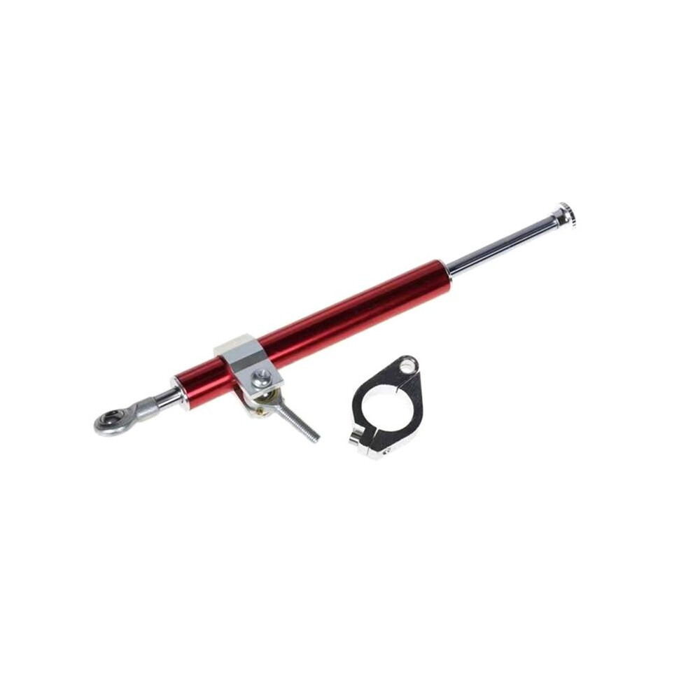 330Mm Universal Motorcycle Steering Damper Stabilizer Damper-Steering Shock Absorber Direction Safety Control Red 4712139209211