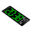 17.3Inch LED Digital Wall Clock with Remote Control-Green 1