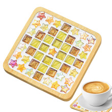 Mosaic Coaster Set, Mosaic Coaster Sets for Adults, Mosaic Craft Materials Package Handmade Home Decor Square Mosaic Craft Kit