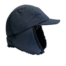 Chapeau réglable unisexe à grande bordure, minimaliste,-Noir