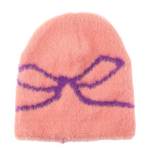 Chapeau en tricot Unique unisexe, chapeau d'hiver, pull-Rose