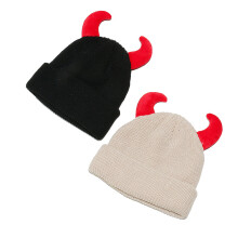 Chapeau en forme de cornes en peluche, chapeau de fête à thème