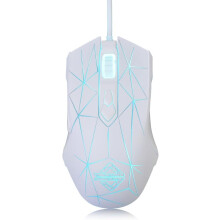 Gamingmus, ergonomisk design for komfort og pasform, Chroma RGB baggrundsbelyst 7 farver glødende effekter, justerbar DPI 750-2400, bred
