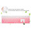 Protetor de teclado de silicone, design ultrafino, encaixe perfeito para desktops HP Pavilion All-in-One de 27 polegadas, resistente à água e 5