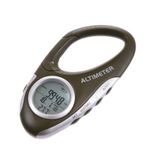 Barometer for Hiking, Multifunctional Electric Altimeter with Clock