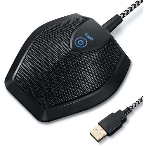 Καινοτόμο μικρόφωνο USB για καθαρή ποιότητα ήχου, OmnidiClear Omnirectional Voice Receiving για