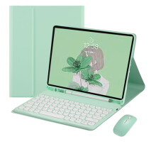 Cás Méarchláir Cosanta Táibléid do iPad9/8/7 - Méarchlár Inbhainte le Luch Gan Sreang, Dearadh Stylish agus Galánta do Tháibléid Windows,
