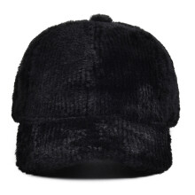Chapeau de Baseball à la mode, casquette épaisse coupe-vent-Noir