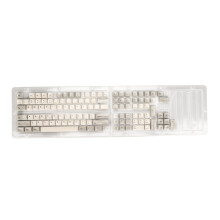 Ensemble de touches Custom122-Keys Retro Grey White Xda Profile PBT pour clavier mécanique ANSI Cherry MX, conception ergonomique avec revêtement