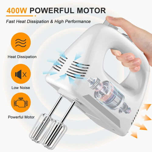 Electric Hand Blender for Kitchen Use with Compact Design 2