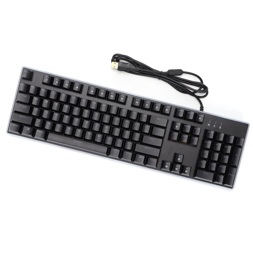 Mechanical Keyboard For Gaming, Double Shot Keycaps Rgb Backlit Wired Mechanical Keyboard With Hotswap Cherry Mx Style Linear Switches, Full Size Pc G 9486358998618