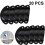 (As show, Black) 20 Pack 65mm Hole spacing Vintage Style Pulls Cup Pull Handles 1