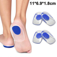 (As show, One size) Gel Heel Cups Plantar Fasciitis Inserts - Silicone Heel Cup Pads-6
