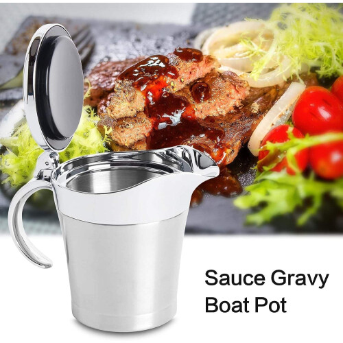 Double Insulated Gravy Boat for Home Kitchen 27 Ounce (750ML) 1