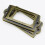 (As show, One size) 12PCS Antique Brass Metal Label Pull Frame Handle File Name Card Holder 5