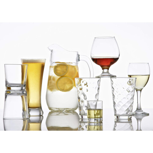 2 Sleeve Transparent Brandy Glasses 39cl 1