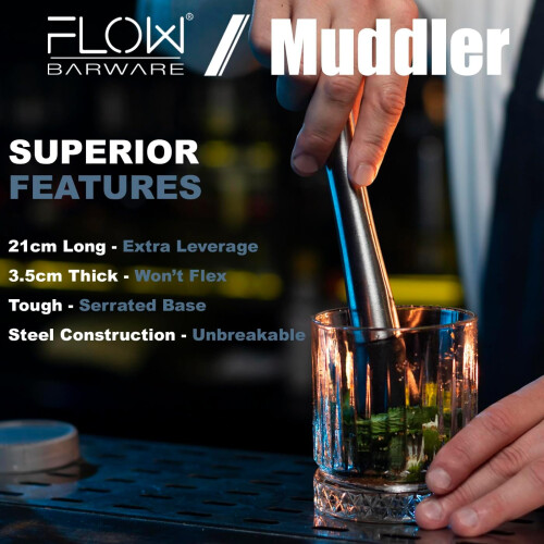 Copper Cocktail Muddler for Cocktail Making and Mojito Making 2