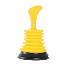 19 cm afvoerontstopper, kunststof zuiger, handbediende zuiger, toiletverstoppingsverwijderaar, krachtig voor thuis- en commercieel gebruik,