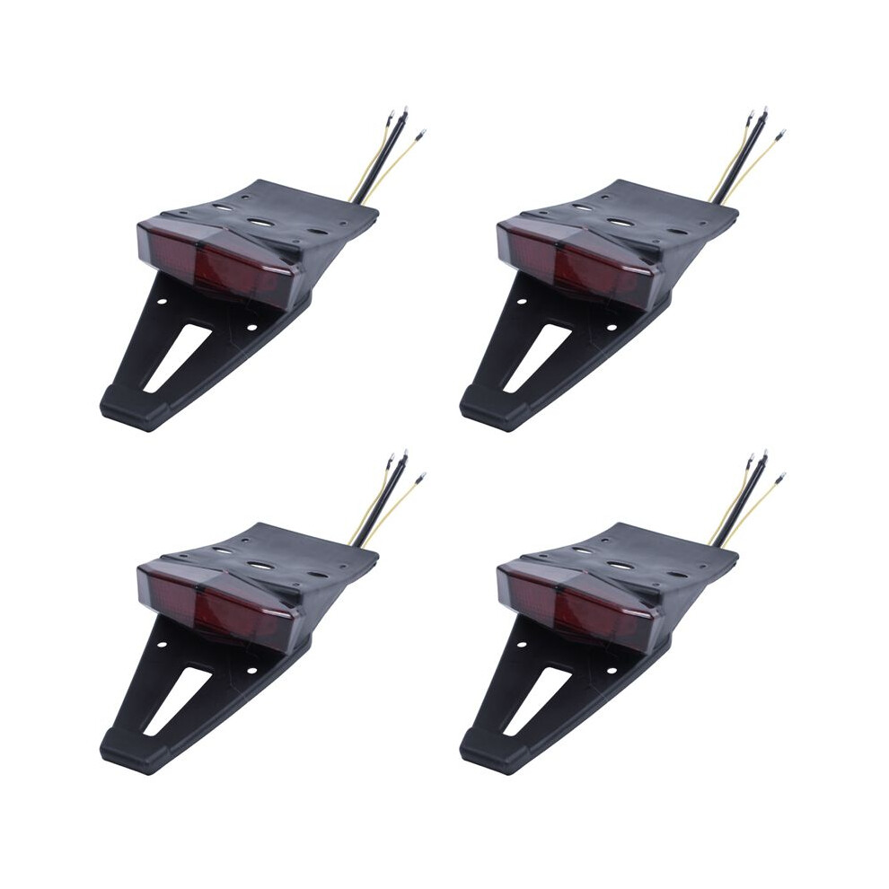 4X Motorcycle Dirt Bike Led Fender Tail Rear Brake License Plate Light 4711957148092