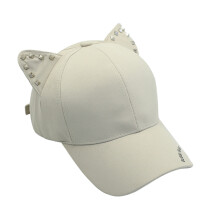 Chapeau de Baseball à rivets des années 2000 pour femmes,-Beige