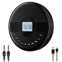 Draagbare cd-speler, Bluetooth cd-speler met dubbele luidsprekers