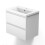 Vanity Unit with Ceramic Basin 600mm Wall Mounted Base Cabinet Storage Gloss White 1