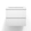 Vanity Unit with Ceramic Basin 600mm Wall Mounted Base Cabinet Storage Gloss White 6