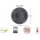 6 Pieces Dinner Plate Set Black 11.5 Inches 3