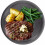 6 Pieces Dinner Plate Set Black 11.5 Inches 5