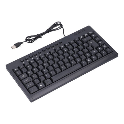 USB Mini Keyboard Compact Design Plug And Play USB Interface Ergonomic Design Mini Keyboard For Office Gaming DIY Experiment Use 2